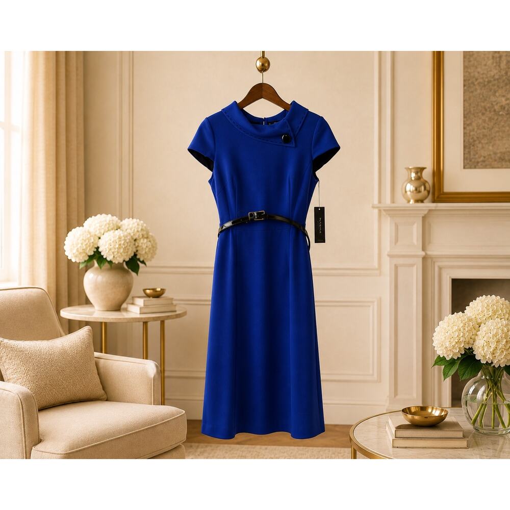 Tahari Derick Dress 12P NWT Elegant Career Occasion Petite Dress Professional